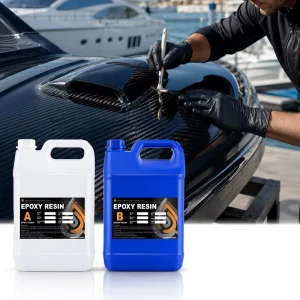 Durable Weatherproof Eco friendly Liquid 2 1 Epoxy Resin Carbon Fiber Coating Marine Boat Construction Maintenance High