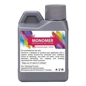 EMA Monomer Acrylic Liquid for Nail Extension Dipping Carving Crystal Acrylic Powder Non-Yellow Professional Acrylic Nail System
