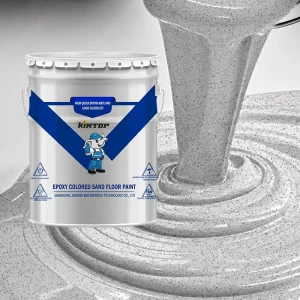 Easy Application Liquid Epoxy Resin Floor Paint for All Types of Floors with Roller Spray Coating