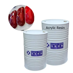 Eco Friendly Acrylic Resin 522% Solid Content Good Pigment Wettability Pure Water Based Polymer