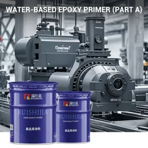 Eco Friendly Low VOC Waterborne Epoxy Primer Matte Gray 500H Salt Spray Resistant Protective Metal Coating Paint Bulk