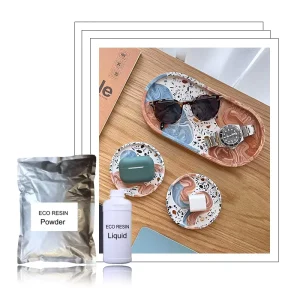 Eco Resin Casting Powder Water Based Premium Plaster Compound Easy Mix Non Toxic for Home Decor Trinkets DIY Art
