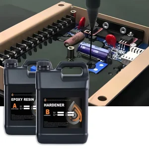 Electronic Potting 5:1 Heat-Conductive Eco-friendly Epoxy Resin Moisture-Proof No Bubbles Formula for Woodworking Construction