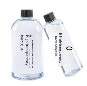 Epoxy AB Glue Epoxy Resin Liquid Glue for Construction and DIY Crafts with Bonding Strength Crystal Clear Plastic Pot