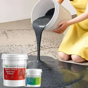 Epoxy Colored Sand Self Leveling Floor Paint Eco Friendly Water Based Self Leveling Epoxy Sand Floor Paint with Custom Colors