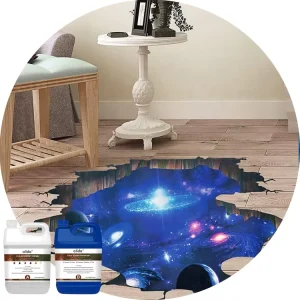 Epoxy Paint Floor Resin Epoxy Resin for Floor Coating 3D and Hardener for Tabletop and Flooring