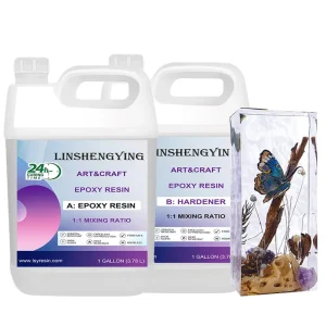Epoxy Resin 2 Gallon Clear Epoxy Resin Kit Table Top Art Craft Jewelry Casting DIY Tumblers Wood