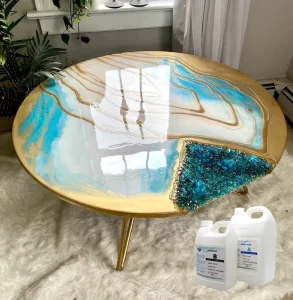 Epoxy Resin Bulk Turkey Transparent Crystal Epoxy Resin Set for Art Creativity Tabletop Accessories Night Lamp Jewelry