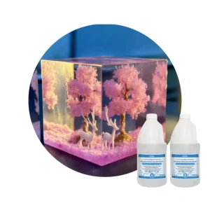 Epoxy Resin Clear Crystal Resin Kits for Beginners Casting Resin Crafts Jewelry Making Woodworking Table Top Countertop Coating
