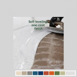 Epoxy Resin Colored Sand Self-Leveling Floor Paint for Home Workshops and Outdoor Use Wear-Resistant Non-Slip