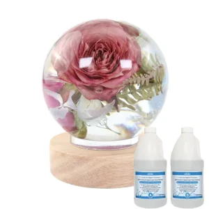 Epoxy Resin Crystal Clear Resins Hardener Bubble Free Casting Coating for Woodworking DIY Crafts Art Casting Jewelry Table Tops