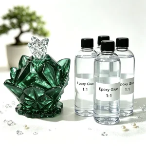 Epoxy Resin Fast Curing Epoxy Resin and Hardener Clear for Arts and Crafts Jewelry Epoxy Resin Kit for Beginners