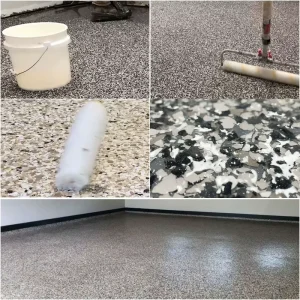 Epoxy Resin Floor Coating Flake Epoxy Floor Paint for Industrial and Home Use
