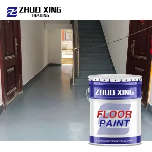 Epoxy Resin Floor Paint High Hardness Wear Resistant for Warehouse Workshop Concrete Floor