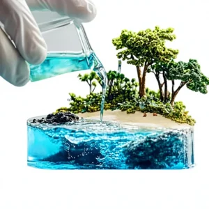 Epoxy Resin Kit for Construction & Woodworking UV Resistant Transparent High Gloss 2:1 Ratio Deep Pour & Casting Adhesive