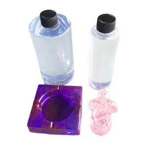 Epoxy Resin Kit for Jewelry Making Woodworking Transportation Double Components Transparent Non VOC Solvent Free Adhesives
