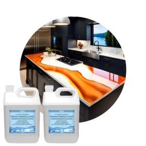 Epoxy Resin Manufacturer Crystal Clear Epoxy Resin Casting Resin for Countertop Table Top Bartop Easy 3:1 Mix