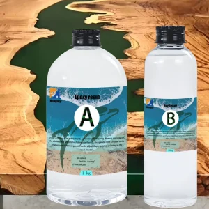 Epoxy Resin Newly Formulated Crystal Clear Strong Art Resin Suitable for Casting DIY Resin Art Molds Easy to Mix 2:1 Ratio