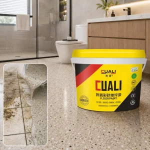 Epoxy Resin Self Leveling Floor Coating Anti Slip Colored Sand Paint for Garage Workshop and Commercial Space