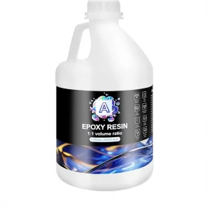 Epoxy Resin Set 4.15L/1.1 Gallon Hardener Beginners Crystal Clear Woodworking Casting DIY Decoration Kit Glitter Colors