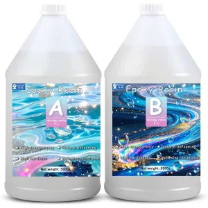 Epoxy Resin Set Deep Pouring Cast Crafts Waterproof Glue Free Sample High Quality