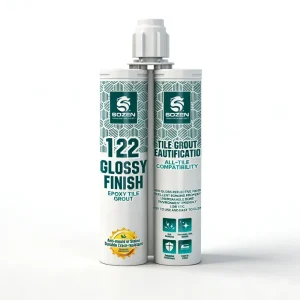 Epoxy Resin Tile Grout SOZEN 122 Glossy Finish Epoxy Tile Grout Quick curing Ceramic Tile Grout Environmentally Friendly Glue