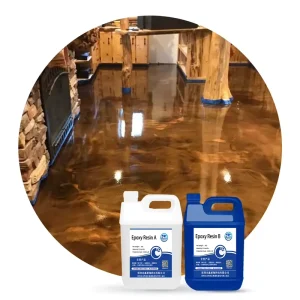 Epoxy Resin for Floor 3D Floor Top Coating thick Floor Coating