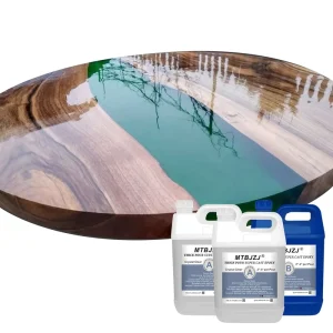 Epoxy Resin for River Table 15kgs Kit UV Resistant Crystal Clear Epoxy Resin Kit 2 1 Ratio for Deep Pour Deep Casting Res