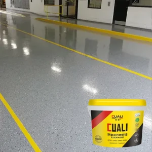 Epoxy Sand Floor Coating Kit UV Stable Long Lasting for Basement Parking Lot Warehouse Epoxy Sand Floor