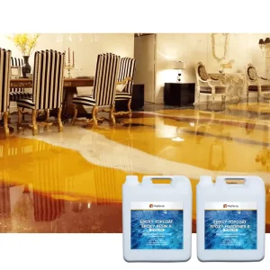 Epoxy resin self leveling floor paint Glitter metallic epoxy resin for steps and floors surface coating