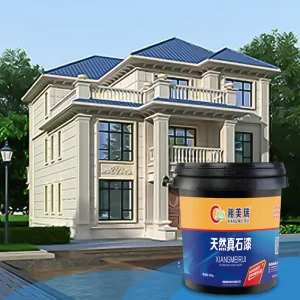 Exterior Wall Coating Natural Stone Paint Granite Paint Faux Effect Stone Paint Resin Washed Stone