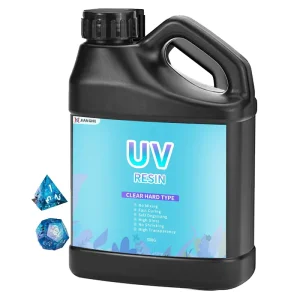 Factory 1000g Low Viscosity Liquid Acrylic Fast Curing Curable UV Resin Kit Clear Hard for DIY Jewelry Art Crafts