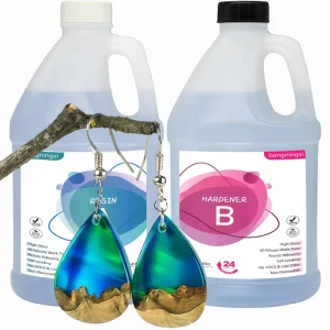 Factory 2 Gallon Crystal Clear AB Epoxy Resin and Hardener Kit 1 1 for DIY Art Crafts