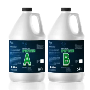 Factory 2 Gallon Kit 1 1 Crystal Clear Liquid A and B Epoxy Resin and Hardener for DIY Jewelry Making Art Crafts