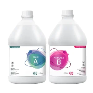 Factory 2 Gallon Kit Crystal Clear Ab Epoxy Resin and Hardener for DIY Art Crafts (1 1 Epoxy Resin)
