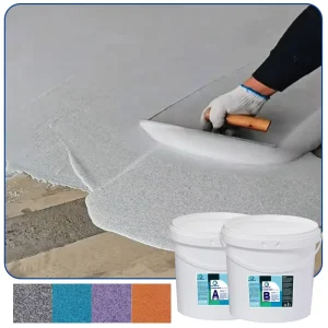 Factory Color Sand Flooring Paint Self leveling Epoxy Colored Sand Floor Coating Liquid Epoxy Resin