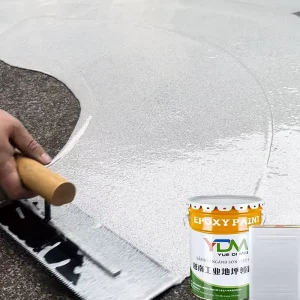 Factory Customized Self Leveling Liquid Epoxy Resin Concrete Floor Paint Color Sand Quartz Terrazzo Coating for Trowel