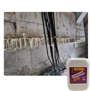 Factory Direct Hydrophobic PU Injection Resin for Parking Garage Leak Sealing Self Repairing Waterstop