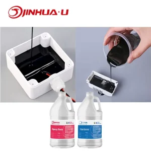 Factory Direct Sale Black Carbon Fiber Epoxy Resin Adhesive for Electronic Component Potting Surface Encapsulation