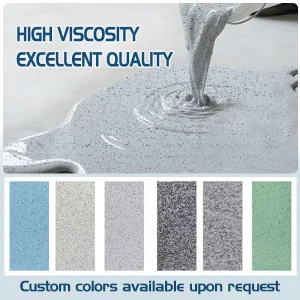 Factory Direct Sales Of Waterproof Self-leveling epoxy resin Colored Sand Floor Coating Epoxy Floor Coating For Concrete Floors