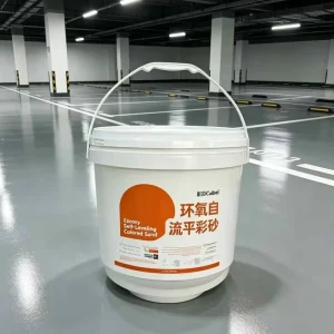 Factory Direct Sell Waterproof Self Leveling Epoxy Resin Colored Sand Floor Paint Epoxy Flooring Coating for Concrete Floor
