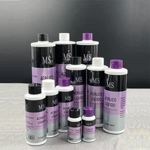 Factory Direct Supply EMA Glitter Crystal Acrylic Liquid Extended Carved Nail Art Decoration for Acrylic Powder