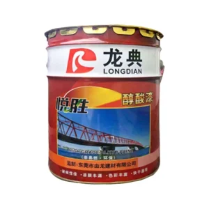 Factory High Gloss Alkyd Enamel Liquid Coating Paint Eco friendly Exterior Use Mechanical Metal Painting Coating