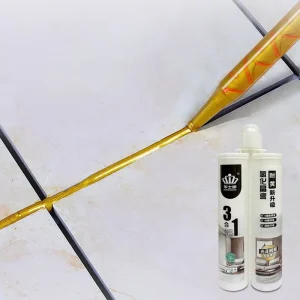 Factory OEM Glossy Matte Two Component Tile Grout Sealant Non Yellowing Epoxy Resin Grout Waterproof Woodworking Construction