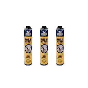 Factory Polyurethane Foam Filler Construction Doors Windows Sealing Side Joints Component One Adhesive MF