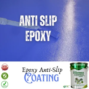 Fast Curing Epoxy Resin Anti Slip Paint Abrasion Resistant Liquid for Industrial Floors Roller Brush Spray Application
