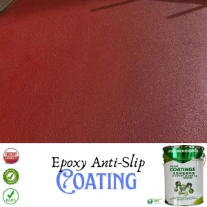 Fast Curing Epoxy Resin Anti Slip Paint Abrasion Resistant Roller Brush Spray Application Model Industrial Floors