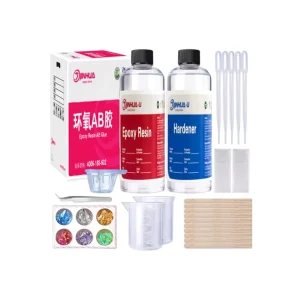 Fast Curing Epoxy Resin Kit 4 Hours Demold Bubble Free Epoxy Resin Crystal Clear Epoxy Resin for Craft Art