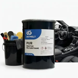 Fast Curing High Strength One Component Polyurethane Hot Melt Adhesive Medium Open Time Melting Temp 130-160 Automotive High