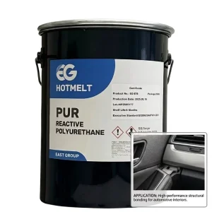 Fast Positioning Polyurethane Hot Melt Adhesive With High Initial Strength Black for Car Interior Parts